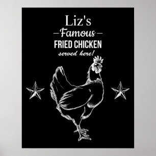 Poster "Famous Fried Chicken"