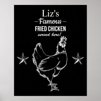 Poster "Famous Fried Chicken"