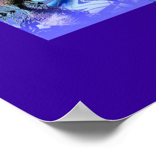 Poster Fantasy Art Blue Birds (Ecke)