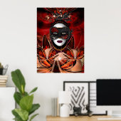 Poster Fantasy Art Butterfly Queen No border (Heimbüro)