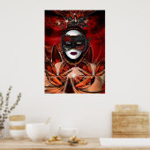 Poster Fantasy Art Butterfly Queen No border (Küche)