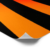 Poster: Farbenfrohe Spiralgestaltung Poster (Ecke)