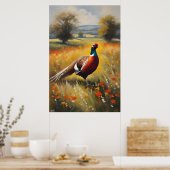 Poster | Fasant | Ölmalerei (Küche)