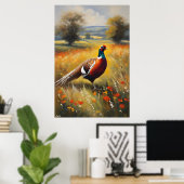 Poster | Fasant | Ölmalerei (Heimbüro)