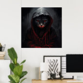 Poster Fearful Feline Encounters (Heimbüro)