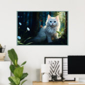 Poster Fearless Forest Felines (Heimbüro)