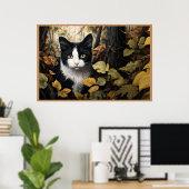 Poster Feline Adventures in the Forest (Heimbüro)