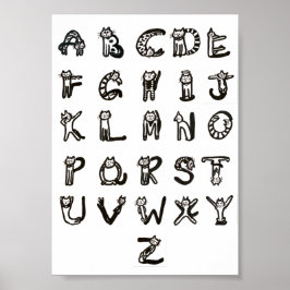 Poster - Feline Alphabet