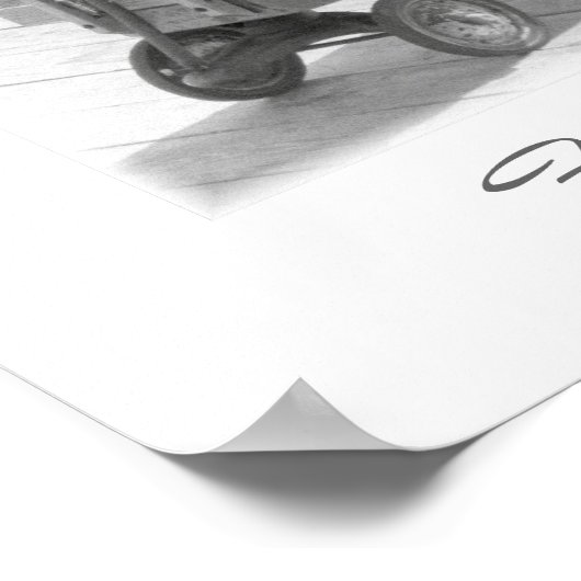 Poster "Feuerinsel Wagon" (Ecke)