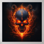 Poster Fiery Death’s Head (Vorne)