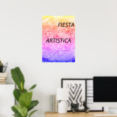 Poster. Fiesta Artistica Poster (Heimbüro)