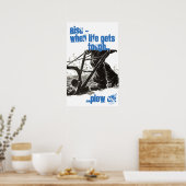 Poster Finnischer Finnen Sisu Zähigkeit hart Ploug (Küche)