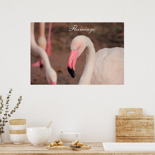 Poster Flamingo (Küche)