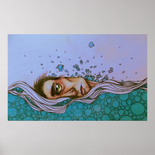 Poster "Floating on" (Vorne)