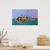 Poster "Floating on" (Küche)