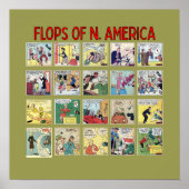 Poster "Flops of N. America" (Vorne)