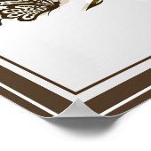 Poster-Floral und Schmetterlinge Poster (Ecke)