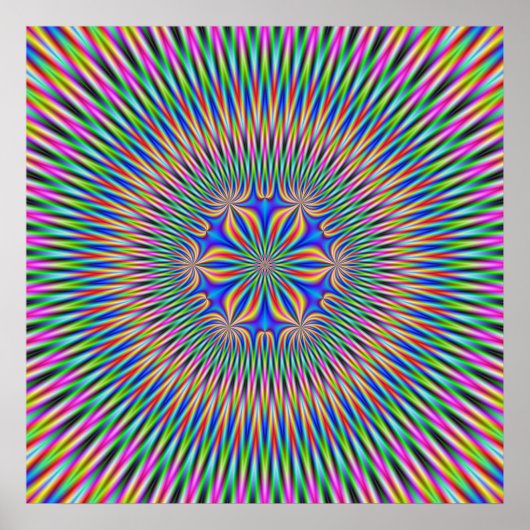 Poster florales Motiv in Farbe (Vorne)