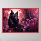 Poster Flowers and Paws (Vorne)