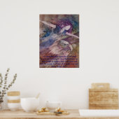 Poster "Flügel wie Adler" (Küche)