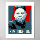 Poster-Flyer Kim Jong-un Poster (Vorne)