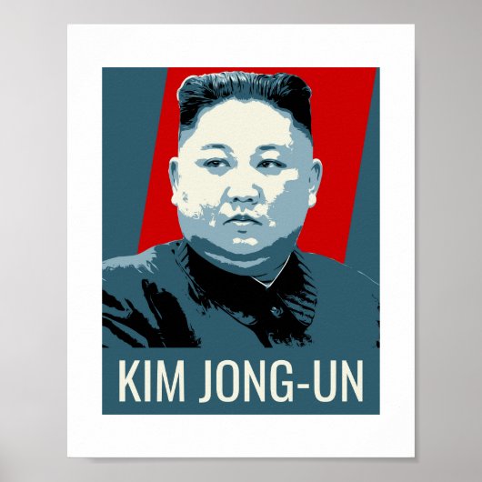 Poster-Flyer Kim Jong-un Poster (Vorne)
