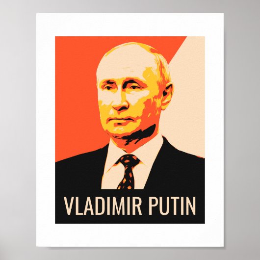Poster-Flyer Wladimir Putin Poster (Vorne)