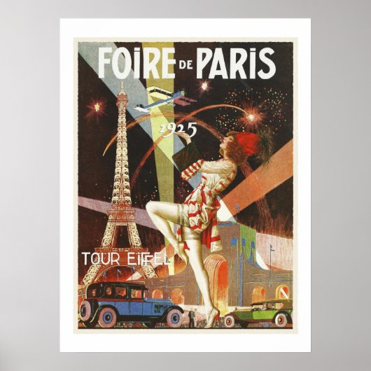 Poster - Foire Paris Vintag 1925 (Vorne)