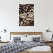 Poster Folhas - Green Leinwanddruck (Insitu (Schlafzimmer))