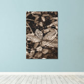 Poster Folhas - Green Leinwanddruck (Insitu (Holzboden))