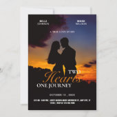 Poster-Foto für Hochzeitsromane Einladung (Vorderseite)