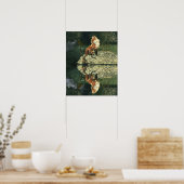 Poster - Fox am Fluss (Küche)