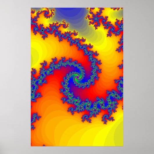 Poster: Fraktal Spirals Poster (Vorne)