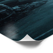 Poster Frau Chat (Ecke)