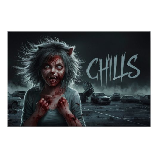 Poster Frau Chat 07 (Vorderseite)