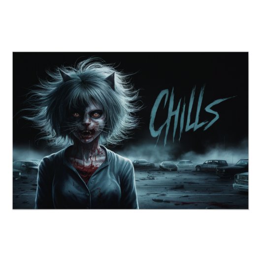 Poster Frau Chat 08 (Vorderseite)