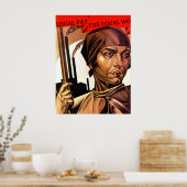 POSTER ~ Frauenrechte zahlen gleich für gleich zwe (Küche)