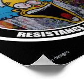 Poster "FREE SPEECH ARMY 3" (Ecke)