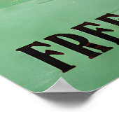 Poster Free the Black Panthers Wir werden unsere (Ecke)