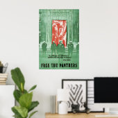 Poster Free the Black Panthers Wir werden unsere (Heimbüro)