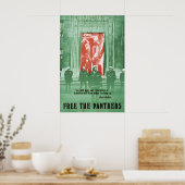 Poster Free the Black Panthers Wir werden unsere (Küche)