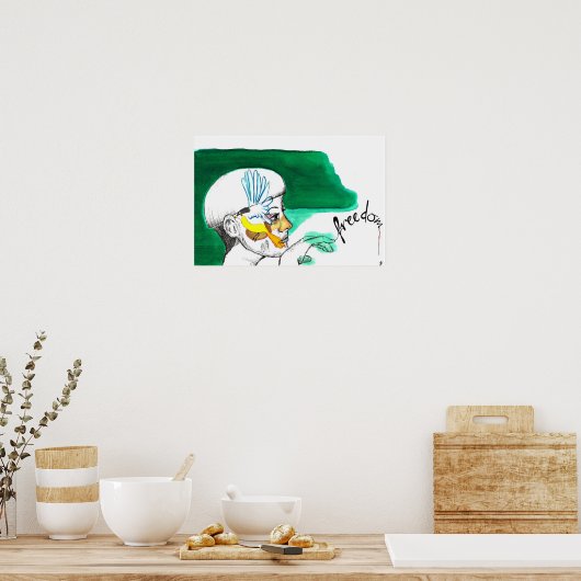 Poster "Freedom" (Küche)