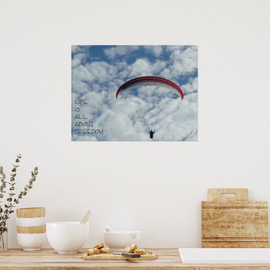 Poster "Freiheit" 3 (Küche)