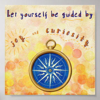 Poster - Freude und Neugier