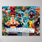 POSTER-FREUNDSCHAFT SOLLTE AUF SCHENANIGERN AUFBAU POSTER (Vorne)