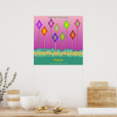 Poster - Friedensgarten (Küche)