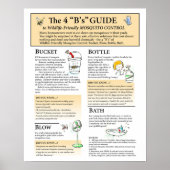 Poster "Friendly Mosquito Solutions Poster" (Vorne)