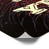 Poster Frohes Neues Jahr (Ecke)