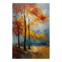 Poster | Frühjahr | Ölmalerei