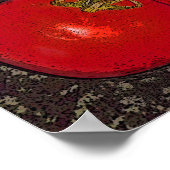 Poster - Fünf Tomaten auf dem Weinberg (Ecke)